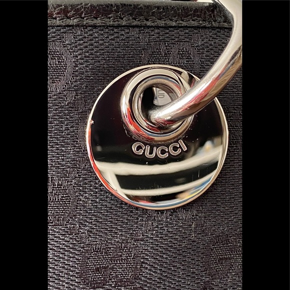 Gucci Black Monogram Mini Tote - Picture 5 of 15